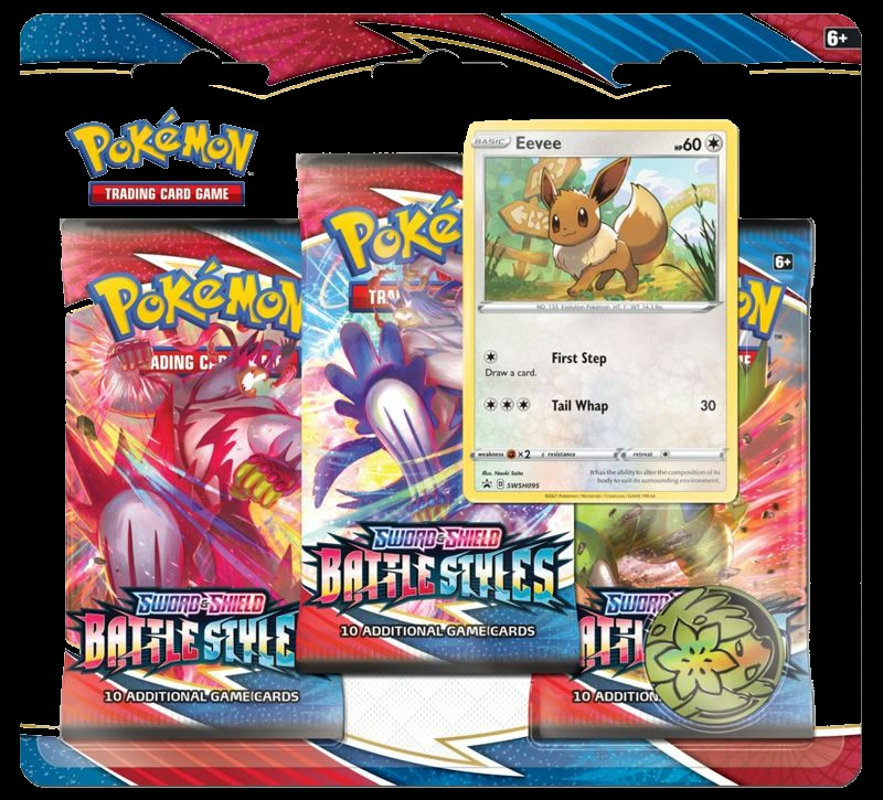 Battle Styles 3 Pack Blister [Eevee]