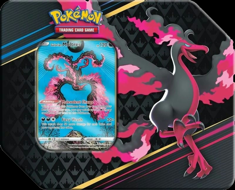 Crown Zenith Tin [Galarian Moltres]