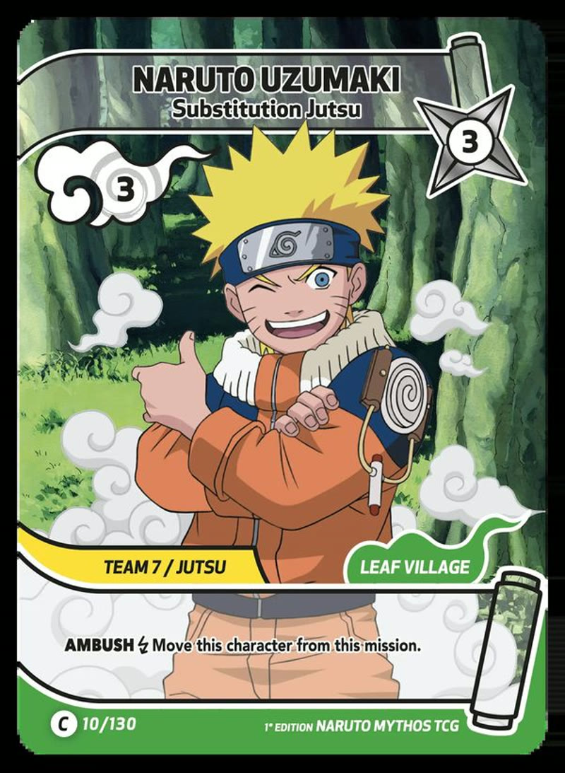 Naruto Uzumaki - Substitution Jutsu