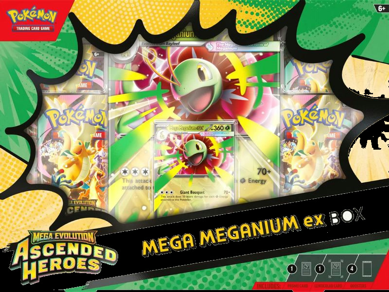 Ascended Heroes Mega Meganium ex Box