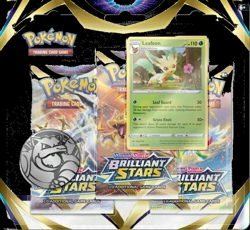 Brilliant Stars 3 Pack Blister [Leafeon]