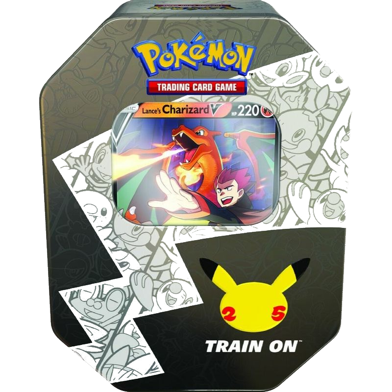 Pokemon Celebrations International Tin [Lance's Charizard V]