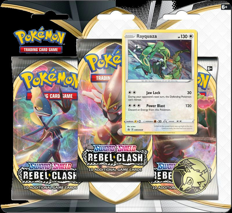 Rebel Clash 3 Pack Blister [Rayquaza]