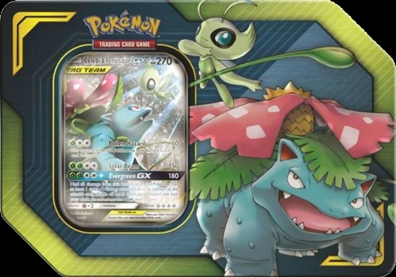 TAG TEAM Tin [Celebi & Venusaur GX]