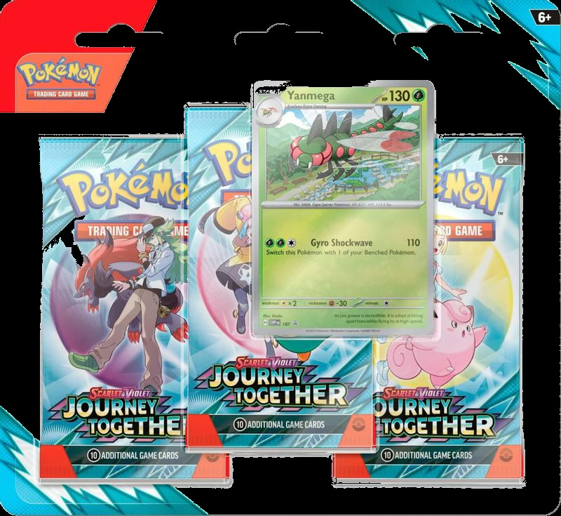 Journey Together 3 Pack Blister [Yanmega]