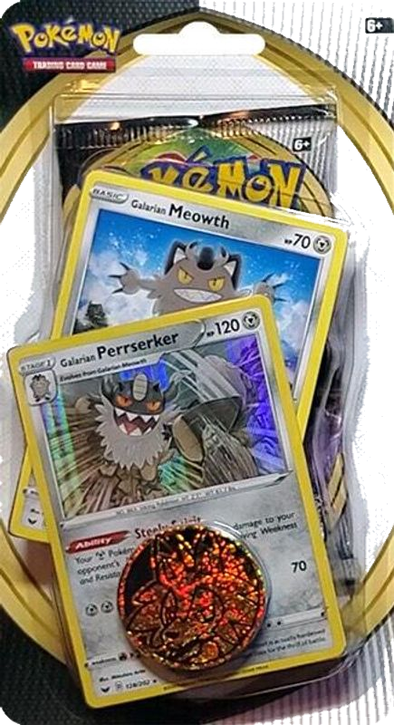 Sword & Shield Single Blister Pack [Galarian Meowth & Galarian Perrserker]