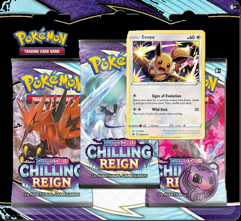 Chilling Reign 3 Pack Blister [Eevee]