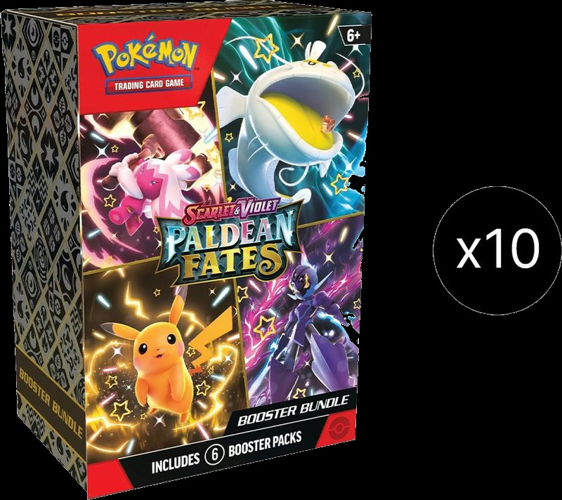 Paldean Fates Booster Bundle Display