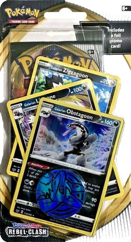 Rebel Clash Premium Checklane Blister [Galarian Obstagoon]