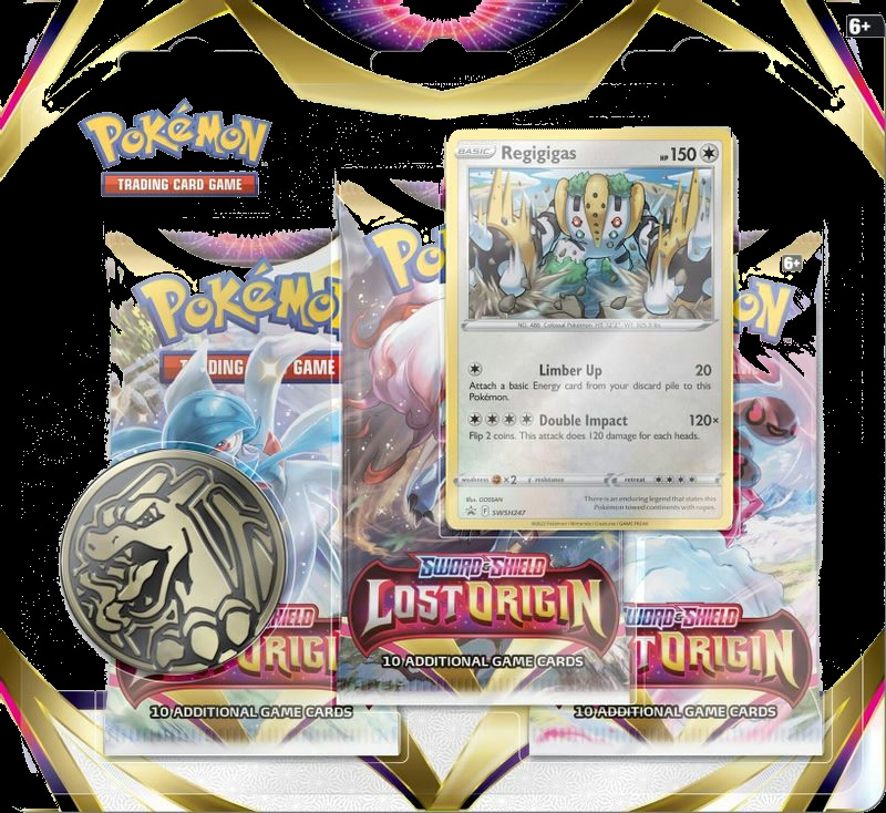 Lost Origin 3 Pack Blister [Regigigas]