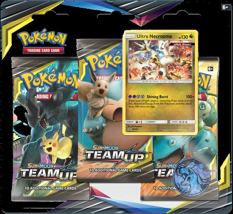 Team Up 3 Pack Blister [Ultra Necrozma]