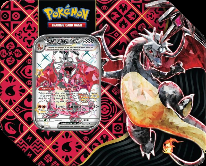 Paldean Fates Tin [Charizard ex]