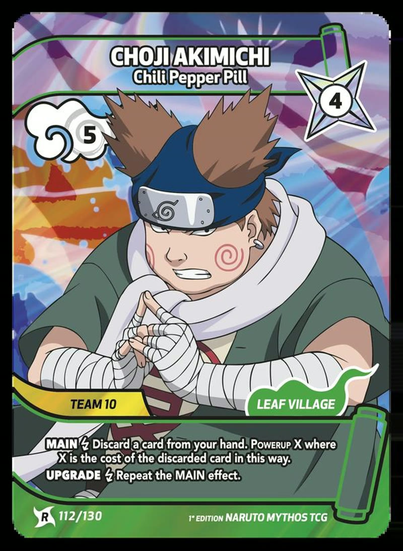 Choji Akimichi - Chili Pepper Pill