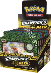 Champion's Path Pin Collection Display: Turffield, Hulbury, & Motostoke Gyms