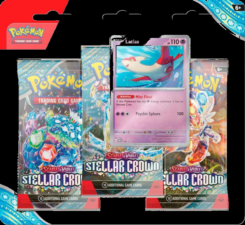 Stellar Crown 3 Pack Blisters [Latias]