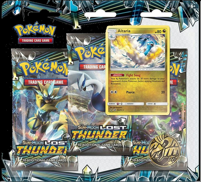 Lost Thunder 3 Pack Blister [Altaria]