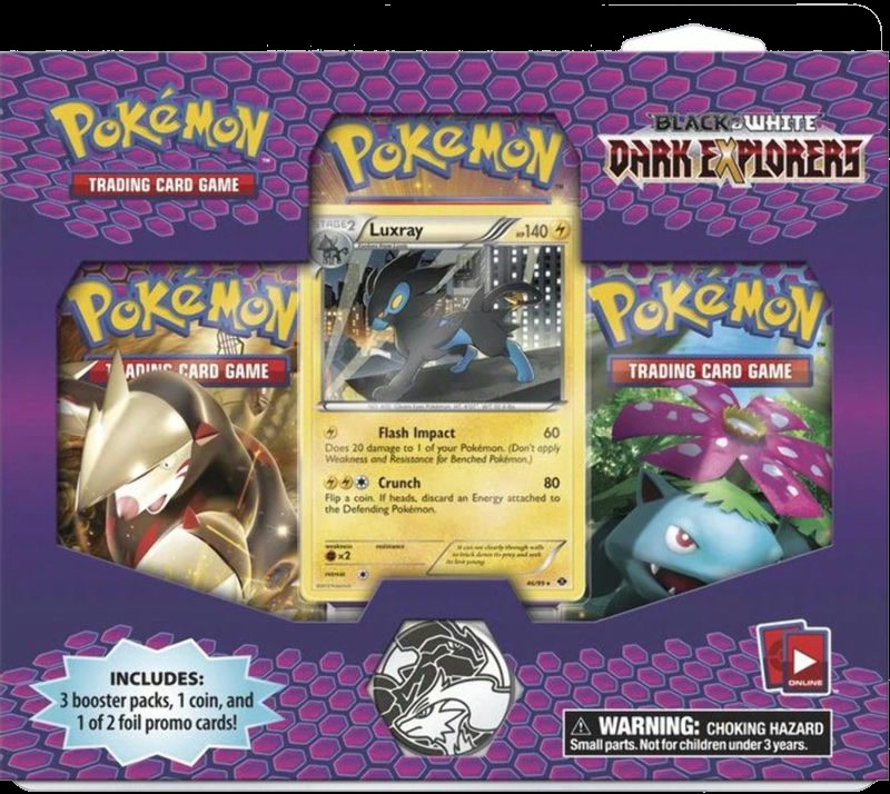 Dark Explorers 3 Pack Blister [Luxray]
