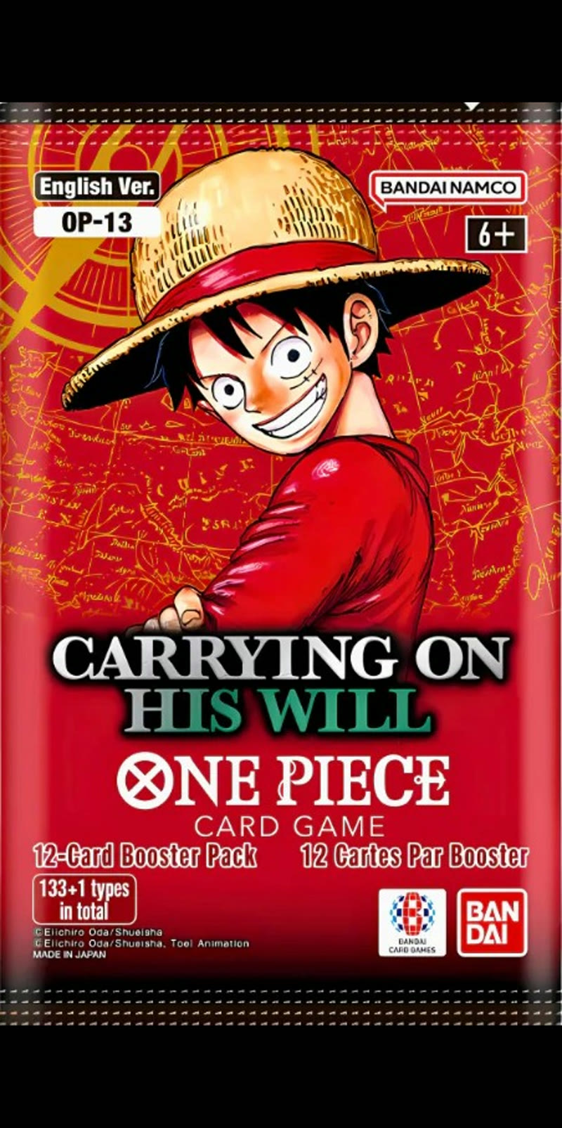 [OP13] Carrying On His Will (EN) - Booster Pack