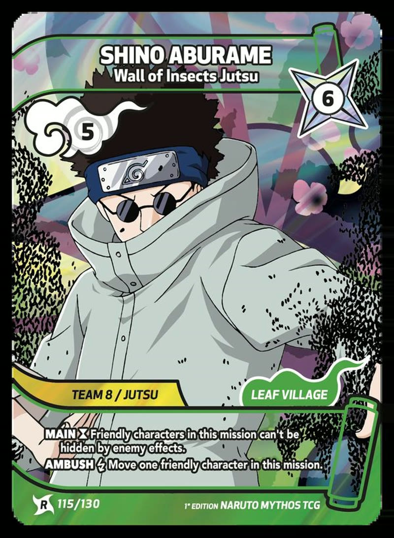 Shino Aburame - Wall of Insects Jutsu