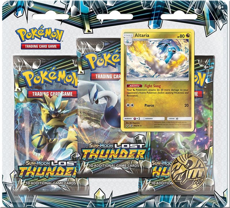 Lost Thunder 3 Pack Blister [Alolan Exeggutor]