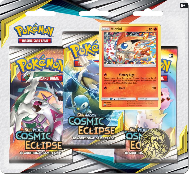 Cosmic Eclipse 3 Pack Blister [Celebi]